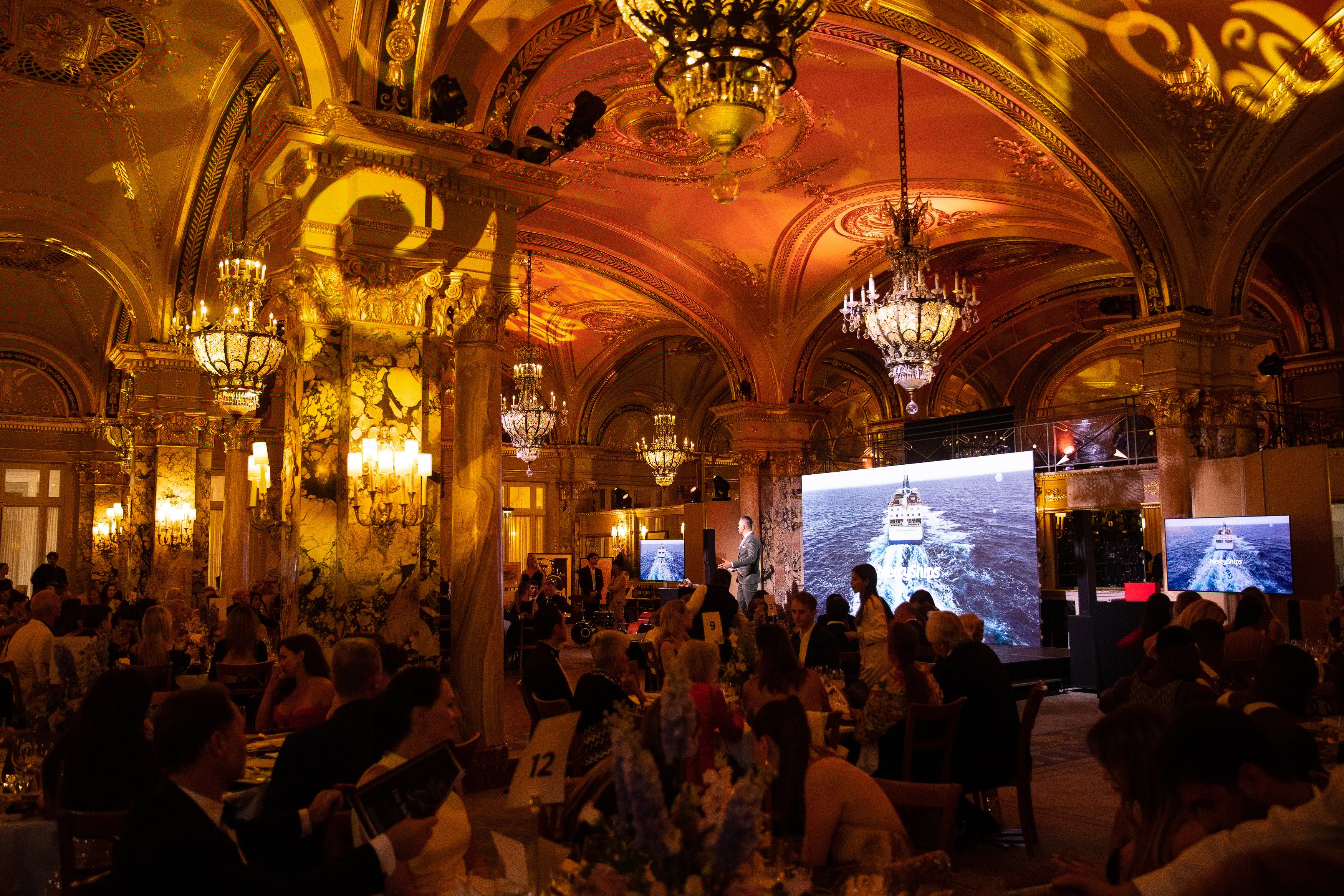 Mercy Ships Monaco Gala ballroom